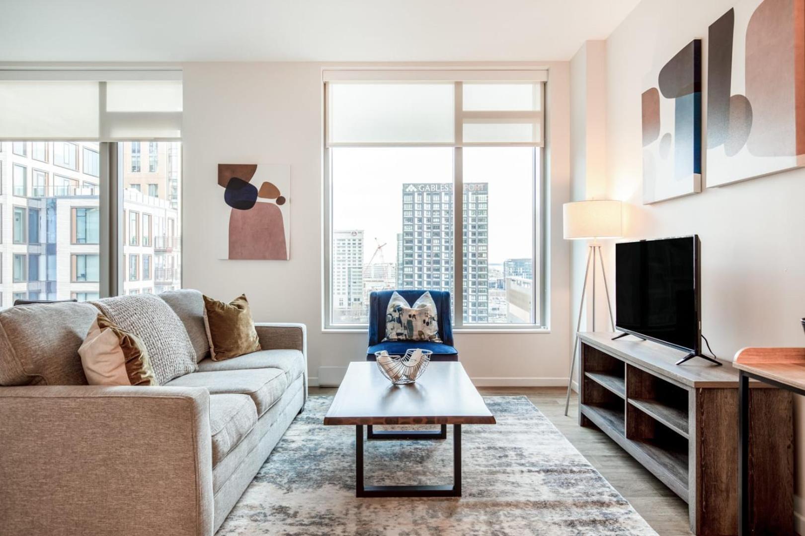 Apartment Luxury With Gym Boston